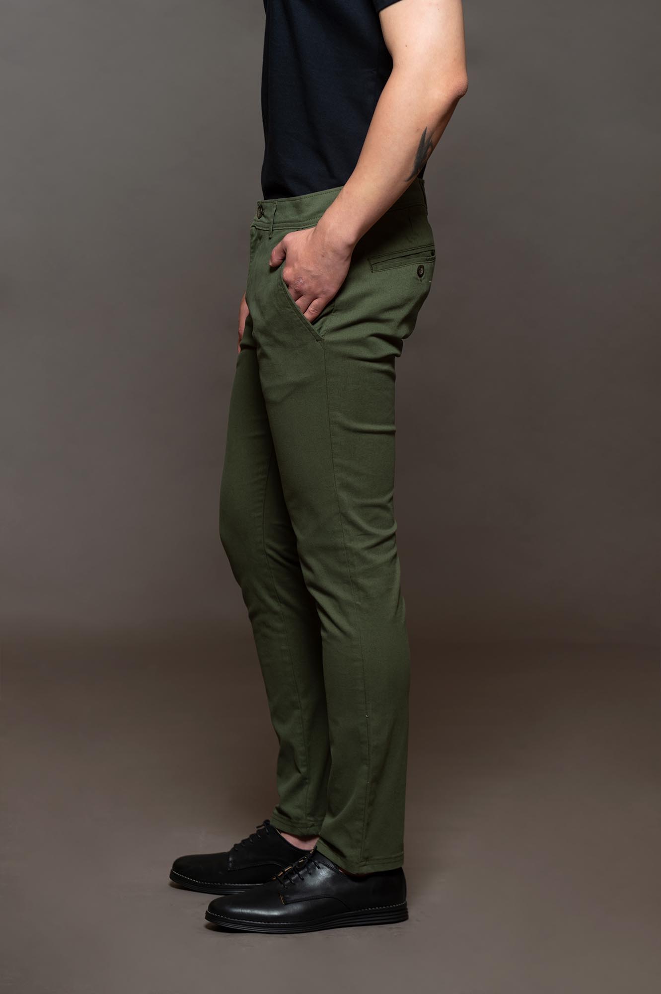 3304VM - BORG DENIMWEAR REGULAR FIT VERDE MILITAR